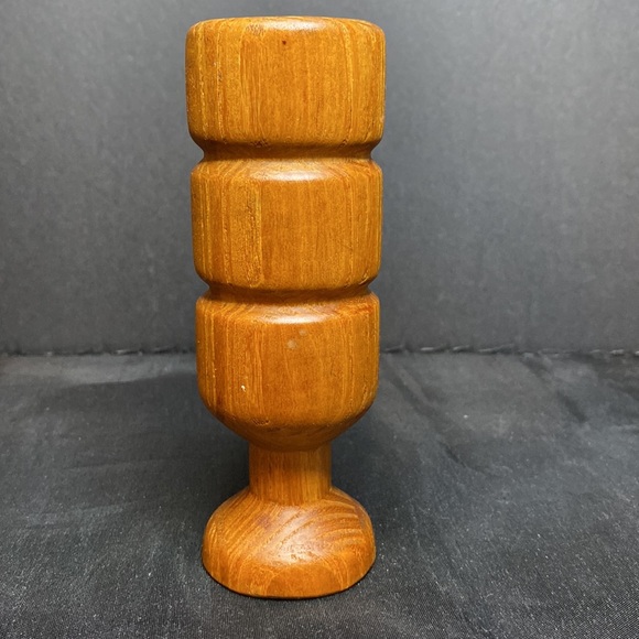 Hand Made Wooden Candle Holder - Picture 3 of 6